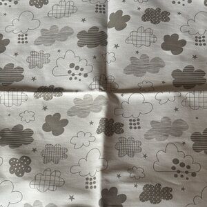 Thirty-One Gray Cloud Throw Pillow Cover | NEW